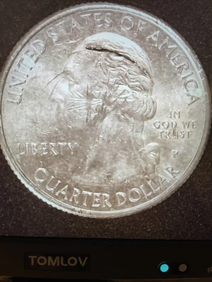 Quarter Dollar 2019-P San Antonio Missions E PLURIBUS UNUM America The Beautiful - Image 1 of 3