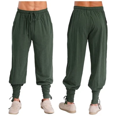 Hombres Pantalones Renacimiento Disfraz Pirata Pantalones Gótico Vestir Juegos con disfraces Victoriano Foto 1 de 4