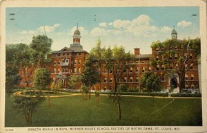 Sancta Maria in Ripa Mother House School Sisters Notre Dame Postcard 1942 Posted - Picture 1 of 3