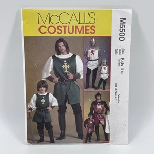 McCall's Costume Patterns Medieval Knight Kids (3-8) Costume M5500 - Picture 1 of 3