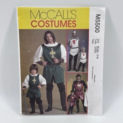 McCall's Costume Patterns Medieval Knight Kids (3-8) Costume M5500 - Image 1 of 3