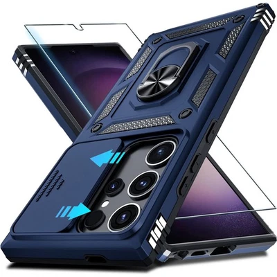 For Samsung Galaxy S25 Ultra Case S25 Plus Phone Cover + Tempered Glass Screen - Image 1 of 4