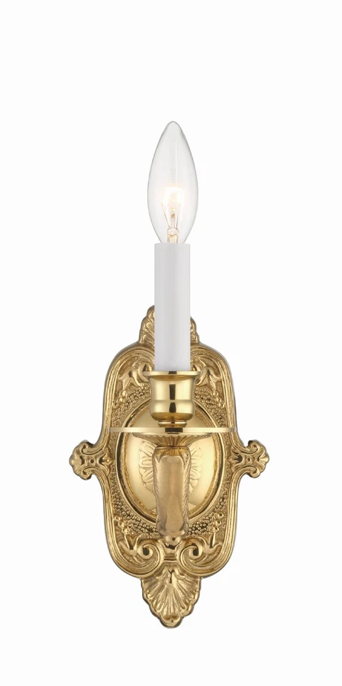 Crystorama Lighting Group 641 Cortland 1 Light 12"h Wall Sconce - Brass