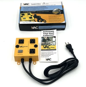 iVAC Switch Box Model SB-NA Controls Shop Vacuums 5 Peak HP and Dust Collection - Picture 1 of 12