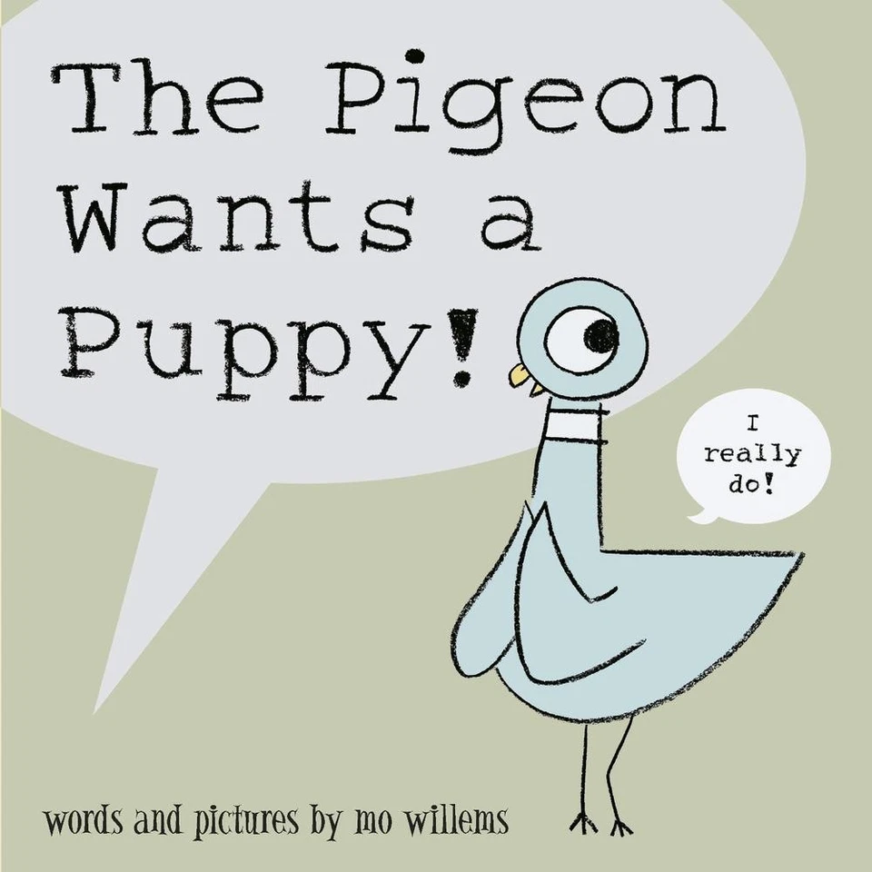 The Pigeon Wants a Puppy! by Mo Willems (English) Paperback Book - Image 1 of 1