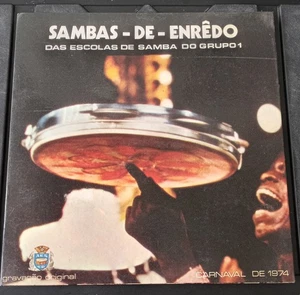 Sambas De Enredo Das Escolas De Samba Do Grupo LP Top Tape 1973 L@@K! - Picture 1 of 3
