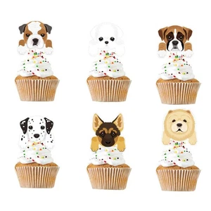 36 Pcs Décoration D'insert De Gâteaux Pour Animaux Compagnie Bébé Fête Chien - Imagen 1 de 12