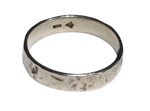 Silpada Sterling Silver 925 Hammered Band Ring Size 9.25 Artisan Unisex Size 9 - Picture 1 of 6