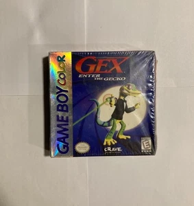Gex Enter the Gecko (Nintendo Game Boy Color, 1998) Sellado NUEVO Envoltura Auténtica - Imagen 1 de 2