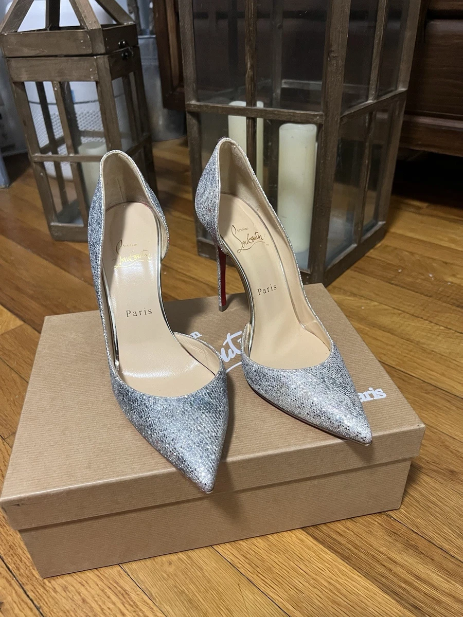 Christian Louboutin Silver Heels for Women for sale | eBay