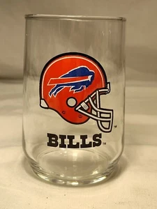 NFL Buffalo Bills Drinking Glass Vintage 80s - Picture 1 of 7