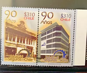 CHILE, PAREJA MUTUAL DE SEGURIDAD, 90 Años, 2009. MNH - Picture 1 of 1