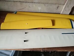 4 Vintage  Glider Wing Parts - For Parts Spares Etc( 1 wing  is 147cm long) 