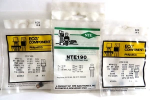 NTE190 / EKG191 / EKG188, 3 Transistoren, (je 1), neu in Tasche, kostenloser Versand - Bild 1 von 2