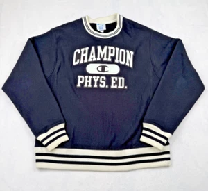 Champion Phys Ed Crewneck Herren Medium schwarz Reverse Weave - Bild 1 von 7