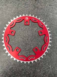 Snap BMX Products Series II 110mm 5 Bolt Kettenblatt - 43t rot - Bild 1 von 2