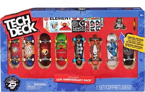 Tech Deck 25th Anniversary Confezione da 8 Tavolette con Figura Esclusiva e Stic... - Foto 1 di 12