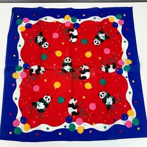 Globos de cumpleaños de oso panda de colección confeti azul rojo pañuelo EE. UU. RN #16463 - Imagen 1 de 5