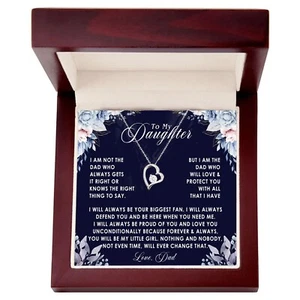 To My Daughter Necklace, Father Daughter Necklace, Daughter Gift,Christmas Gift - Picture 1 of 3