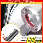 1PC 1inch Chrome Trim Molding Strip Decoration Car Body Door Side Protector 16ft