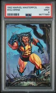 1992 Marvel Masterpieces Wolverine #94 Card PSA 9 - Picture 1 of 3