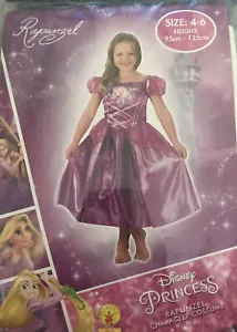 Rapunzel Costume for Kids - Princess Girls Size 4-6 - Picture 1 of 1