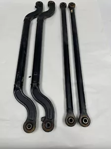 4-2018-2021 POLARIS RZR XP TURBO “S” RADIUS RODS LOWER HIGH CLEARANCE BLACK RR75 - Picture 1 of 8