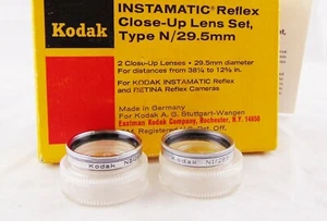 Kodak Close-up Lens Set for Instamatic and Retina Reflex Cameras Type N - 29.5mm - Picture 1 of 2