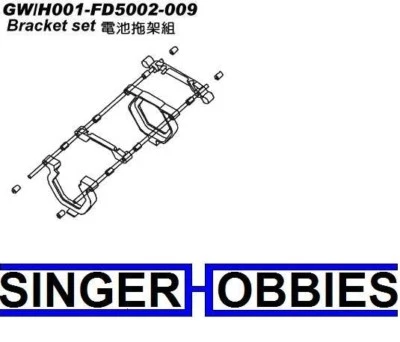 Juego de soportes Grand Wing Servo-tech Co GWS H001-FD5002-009 GWSE2010 EN STOCK Foto 1 de 2