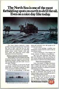 1977 Phillips 66 Petroleum Built City At Sea Names Ekofisk Print Ad - Bild 1 von 1