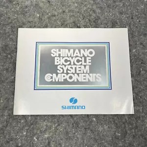 Catálogo de componentes del sistema de bicicleta Shimano 1977? Cycling Dura Ace estampado Japón - Imagen 1 de 24