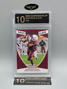 2020 Panini Contenders Draft Arizona St 49ers BRANDON AIYUK #18 rookie RC LRG 10 - Picture 1 of 2