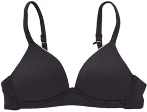 Maidenform 176274 Girls Comfort Molded Microfiber Wirefree Bra Black Size 34A - Picture 1 of 2