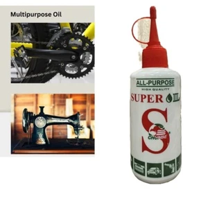 Super All Purpose High Quality Lubricant Sewing Machine Oil 80ml - Pack of 2 - Picture 1 of 5