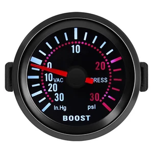 2" 52MM Universal Car Pointer Turbo Boost Pressure Gauge Meter 30PSI - Picture 1 of 10