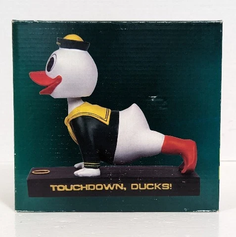 Oregon Ducks "TOUCHDOWN, DUCKS" Push Up Bobblehead Ideation By Sara NCAA New Cover