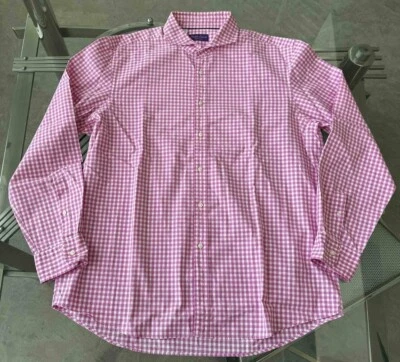 RALPH LAUREN PURPLE LABEL COTTON DRESS SHIRT MEN SZ 17.5 / XL NWOT - Image 1 of 3