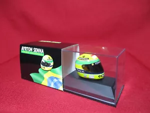 1993 Ayrton Senna Ford-McLaren Kenwood Boss Helmet Formula 1 F1 1/8 Minichamps - Picture 1 of 5