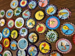 54 Mexican Loteria DECK CHIPS Bottle cap FIESTA Baby shower Mother day NO EPOXY - Picture 1 of 7