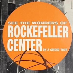 1964 Rockefeller Center New York City World's Fair Brochure & Map Guided Tour - Picture 1 of 9