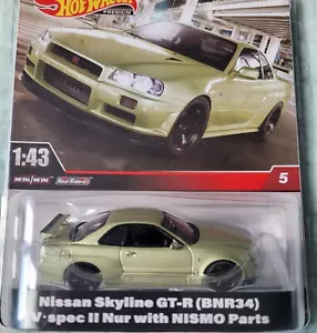 2024 Hot Wheels Nissan Skyline GT-R (BNR34) V-spec II Nur 1:43 Scale New - Picture 1 of 3