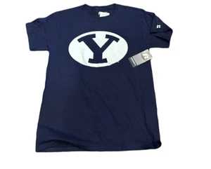 NUEVO CON ETIQUETAS Nueva Camiseta BYU Cougars Russell Prep Logotipo Talla Mediana - Imagen 1 de 1