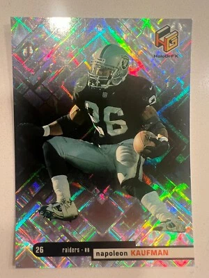 QTY: 1999 Upper Deck HoloGrFx - Napoleon Kaufman ( Oakland Raiders ) #42 - Image 1 of 2