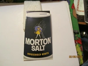 1995 Morton Salt Haushaltshinweise Broschüre von Morton International Chicago, Illinois - Bild 1 von 5