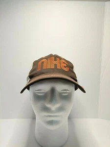 Nike N72 Adjustable Hat brown white curved bill - Picture 1 of 11