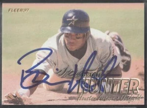 280, Original Autograph, Brian Hunter; Houston Astros, 1997 Fleer #347 - Picture 1 of 2