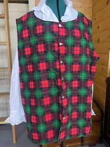 Father Christmas Colonial Reenactment Holiday Vest - Picture 1 of 8