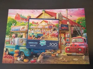 Buffalo COUNTRY STORE 500 PIECE PUZZLE AMERICANA Collection 500 Pc EUC - Picture 1 of 6
