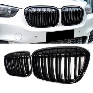 F48 Grille, Front Kidney Grill Perfect OEM Replacement for BMW X1 F48 2016-20... - Picture 1 of 7