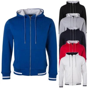 Herren Club Sweat Kapuzenjacke mit Reißverschluss, 6 Farben | James & Nicholson - Bild 1 von 13